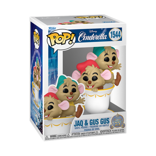 [83458] Funko Disney 1544 Jaq & Gus Gus in Cup, Cinderellas 75th Anniversary