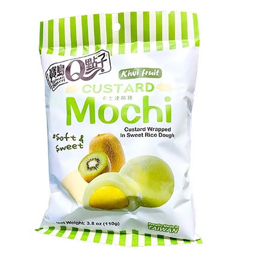 Mochi Custard Mochi Kiwi Flavor 110gr Taiwan