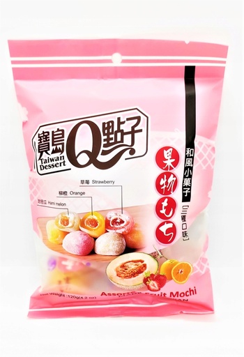 Mochi Assorted Fruit 120gr Taiwan