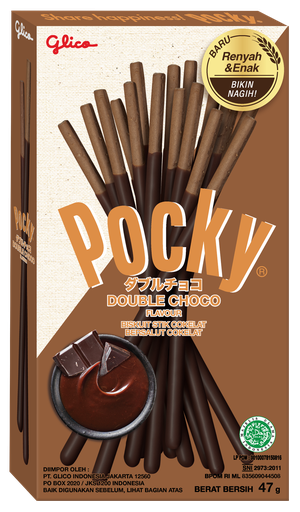 Cookies Pocky Double Chocolate 47gr