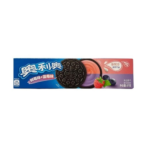 Cookies Oreo Sandwich Cookie BlueBerry RaspBerry 97gr