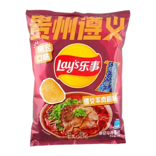 Chips Lay's Potato Chips Zuny i Lamb Noodle 70gr China