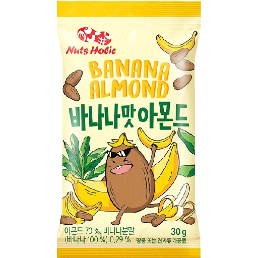 Chips Nuts Holic Banana Almond 30gr