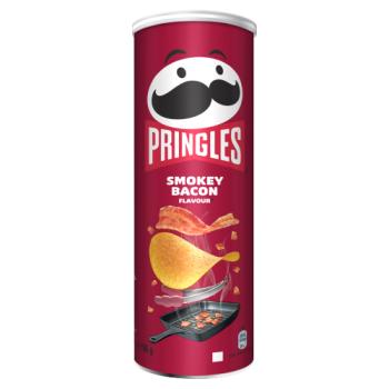 Chips Pringles Smokey Bacon 165gr