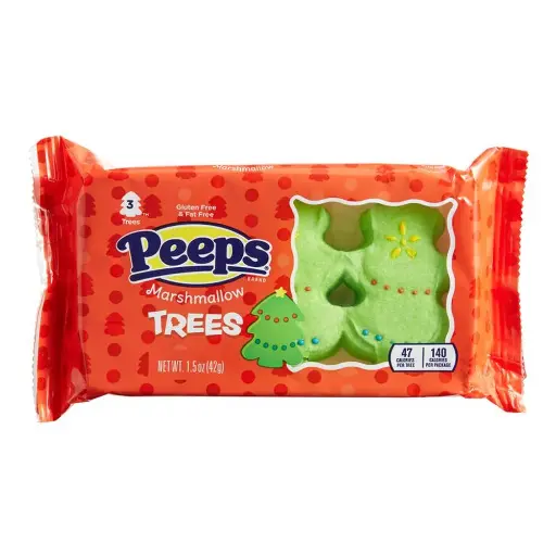 Candy Peeps MarshMallow Christmas Trees 43gr