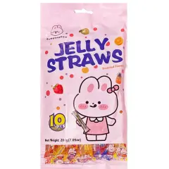 Candy SweetMellow Jelly Straws Assorted Flavors 10pieces 200gr