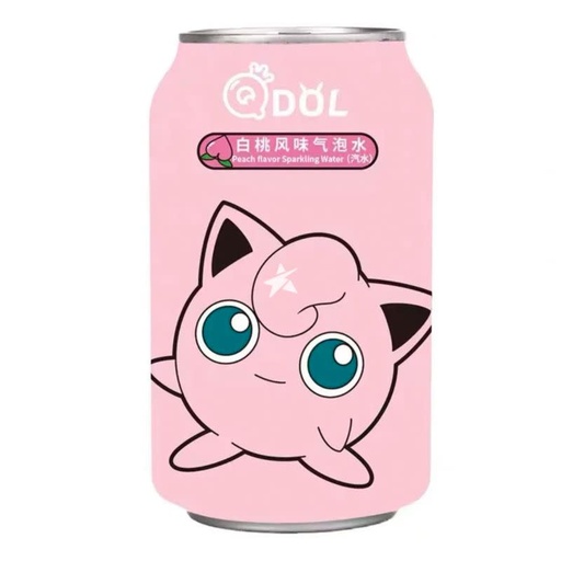 QDol Pokemon Sparkling Water: White Peach Mew