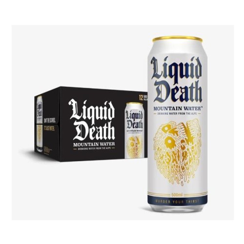 Drink Liquid Death 500ml Sparkling Water, Mountain Water